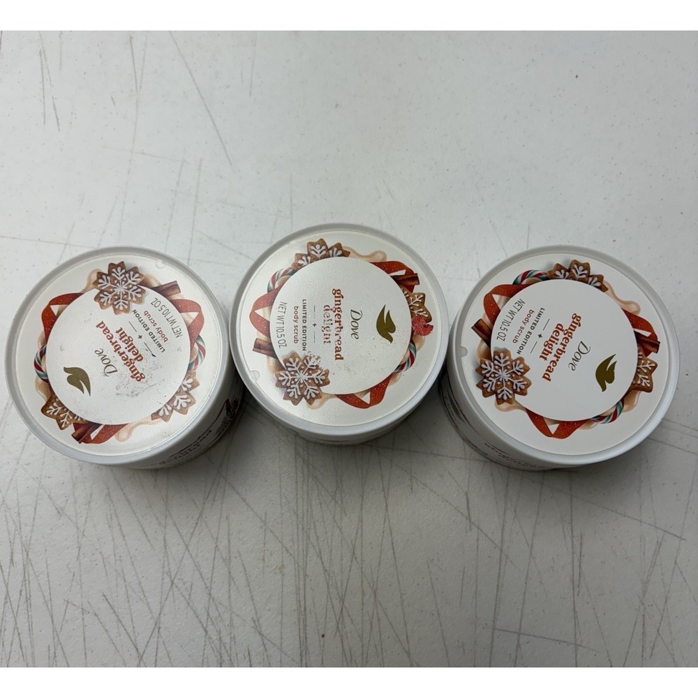 Dove Limited Edition Holiday Treats Gingerbread Delight Body Scrub 10.5oz - 3 PK